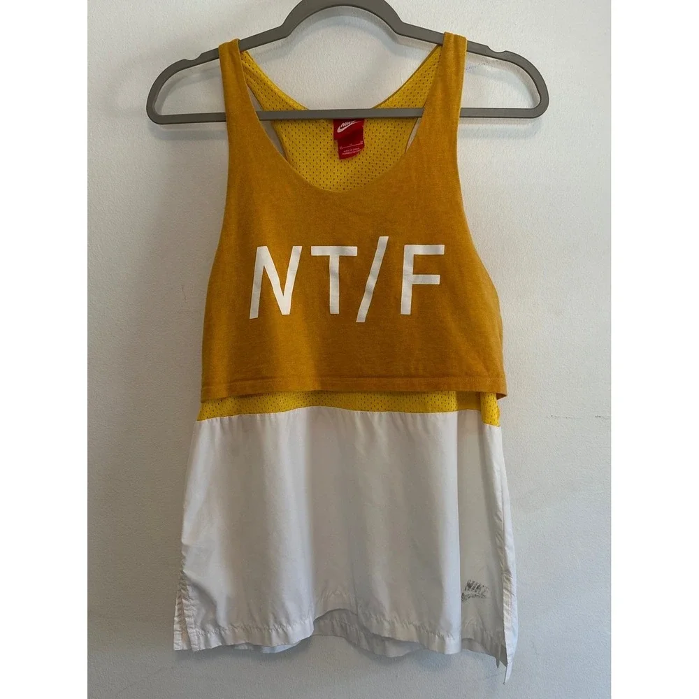 Nike Track & Field NT/F Layered Racerback Tank Retired Colorway 724103-717 Retro